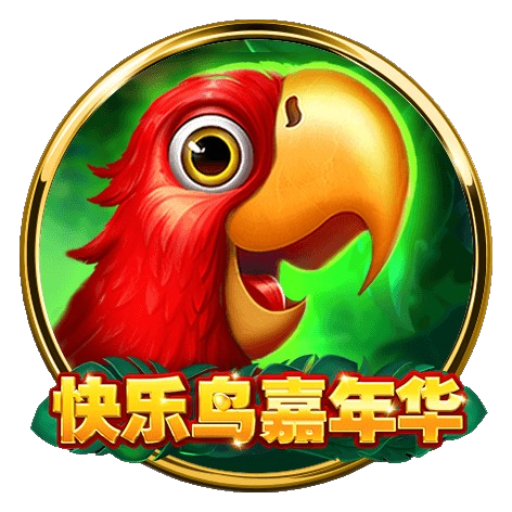 BNG電子快樂鳥嘉年華老虎機圖示，熱帶鸚鵡主題搭配轉輪獎金與高倍率符號